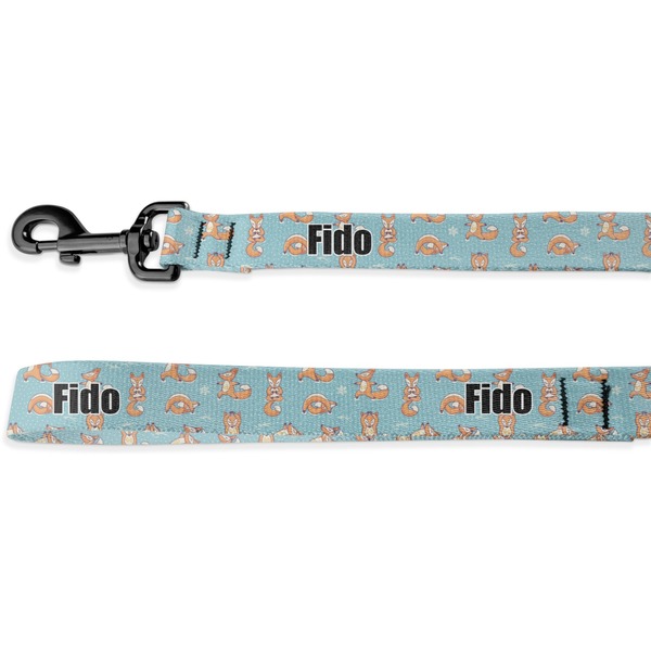 Custom Foxy Yoga Dog Leash - 6 ft (Personalized)