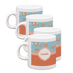 Foxy Yoga Single Shot Espresso Cups - Set of 4 (Personalized)