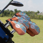 Foxy Yoga Golf Club Iron Cover - Set of 9 (Personalized)