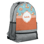 Foxy Yoga Backpack - Grey (Personalized)