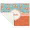 Foxy Yoga Linen Placemat - Folded Corner (single side)