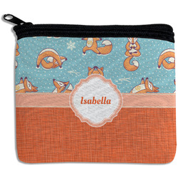 Foxy Yoga Rectangular Coin Purse (Personalized)