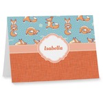 Foxy Yoga Note cards (Personalized)