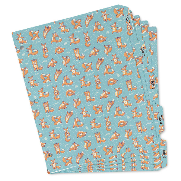 Custom Foxy Yoga Binder Tab Divider - Set of 5 (Personalized)