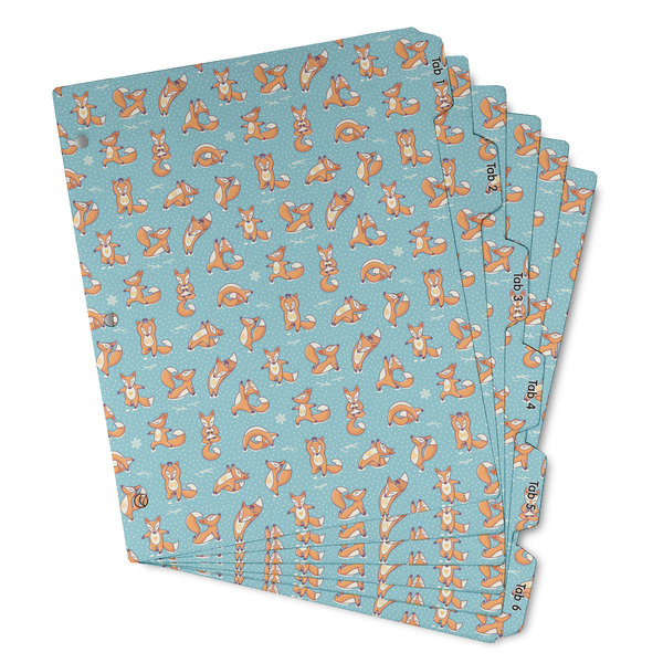 Custom Foxy Yoga Binder Tab Divider - Set of 6 (Personalized)