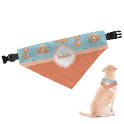 Foxy Yoga Dog Bandana - Large (Personalized)