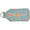 Foxy Yoga Sanitizer Holder Keychain - Large (Back)