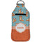 Foxy Yoga Sanitizer Holder Keychain - Large (Front)