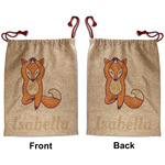 Foxy Yoga Santa Sack - Front & Back (Personalized)