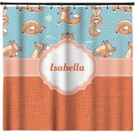 Foxy Yoga Shower Curtain - Custom Size (Personalized)