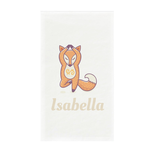 Custom Foxy Yoga Guest Paper Towels - Full Color - Standard (Personalized)