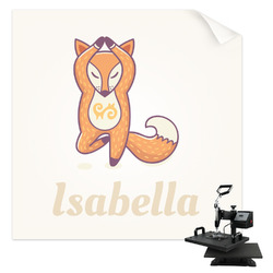 Foxy Yoga Sublimation Transfer (Personalized)