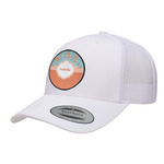 Foxy Yoga Trucker Hat - White (Personalized)