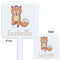 Foxy Yoga White Plastic Stir Stick - Double Sided - Approval