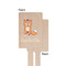 Foxy Yoga Wooden 6.25" Stir Stick - Rectangular - Single - Front & Back