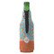 Foxy Yoga Zipper Bottle Cooler - BACK (bottle)