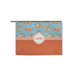 Foxy Yoga Zipper Pouch - Small - 8.5"x6" (Personalized)