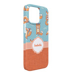 Foxy Yoga iPhone Case - Plastic - iPhone 13 Pro Max (Personalized)