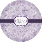 Watercolor Mandala Multipurpose Round Labels - 5" (Personalized)