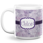 Watercolor Mandala 20 Oz Coffee Mug - White (Personalized)