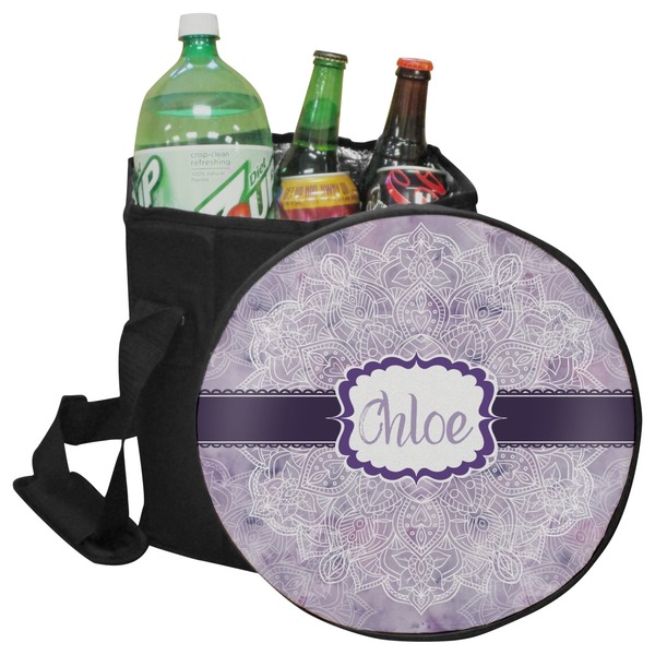 Custom Watercolor Mandala Collapsible Cooler & Seat (Personalized)