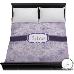 Watercolor Mandala Duvet Cover - Full / Queen (Personalized)