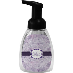 Watercolor Mandala Foam Soap Bottle - Black (Personalized)