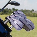 Watercolor Mandala Golf Club Iron Cover - Set of 9 (Personalized)