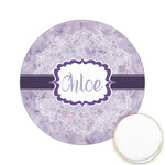 Watercolor Mandala Printed Cookie Topper - 2.15" (Personalized)