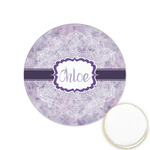 Watercolor Mandala Printed Cookie Topper - 1.25" (Personalized)