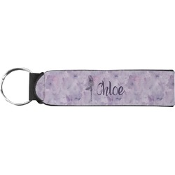 Watercolor Mandala Neoprene Keychain Fob (Personalized)