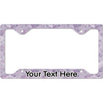 Watercolor Mandala License Plate Frame - Style C (Personalized)