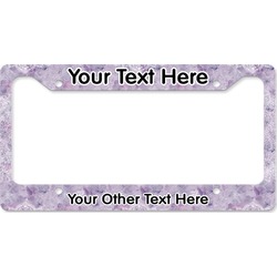 Watercolor Mandala License Plate Frame - Style B (Personalized)