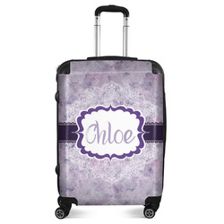 Watercolor Mandala Suitcase - 24" Medium - Checked (Personalized)
