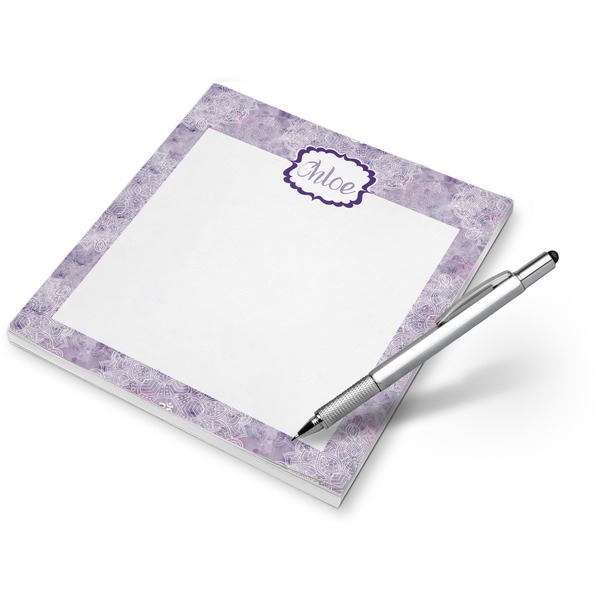 Custom Watercolor Mandala Notepad (Personalized)