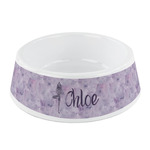 Watercolor Mandala Plastic Dog Bowl - Small (Personalized)