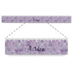 Watercolor Mandala Plastic Ruler - 12" (Personalized)