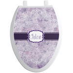 Watercolor Mandala Toilet Seat Decal - Elongated (Personalized)