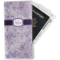 Watercolor Mandala Travel Document Holder