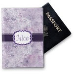 Watercolor Mandala Vinyl Passport Holder (Personalized)