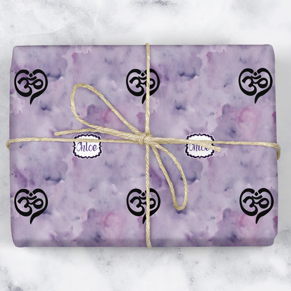 Custom Watercolor Mandala Wrapping Paper (Personalized)