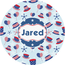 Patriotic Celebration Multipurpose Round Labels - 1" (Personalized)