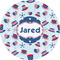 Patriotic Celebration 1" Multipurpose Round Labels - Single Sticker