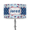 Patriotic Celebration 12" Drum Lampshade - ON STAND (Poly Film)