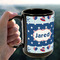 Patriotic Celebration 15oz. Black Mug - LIFESTYLE