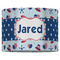 Patriotic Celebration 16" Drum Lampshade - FRONT (Fabric)