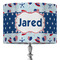 Patriotic Celebration 16" Drum Lampshade - ON STAND (Fabric)