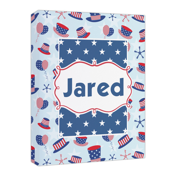 Custom Patriotic Celebration Canvas Print - 16x20 (Personalized)