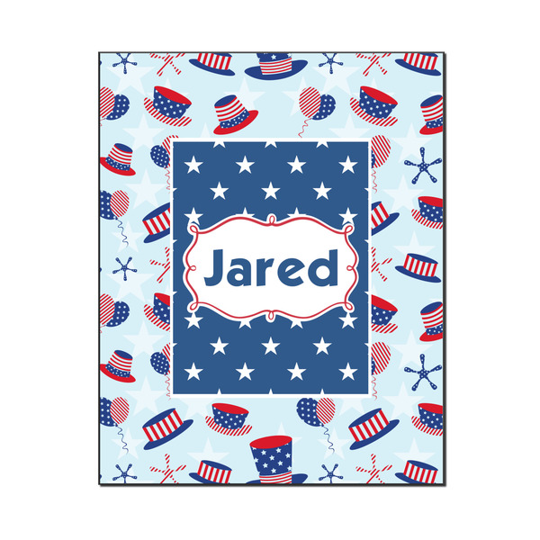 Custom Patriotic Celebration Wood Print - 16x20 (Personalized)