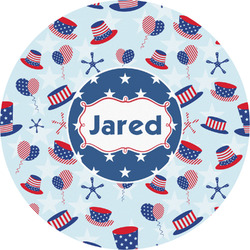 Patriotic Celebration Multipurpose Round Labels - 2" (Personalized)